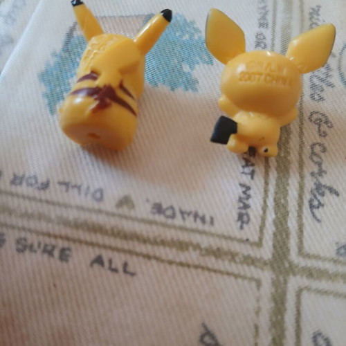 Pokemon Pichu and Pikachu small figures bundle