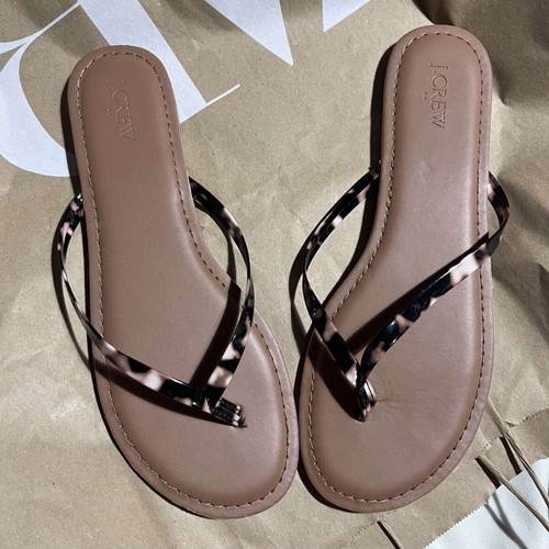 Flip-flops size 41, beige
