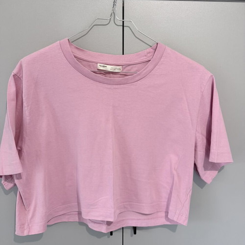 Pink Pull & Bear short-sleeve top like new, size L