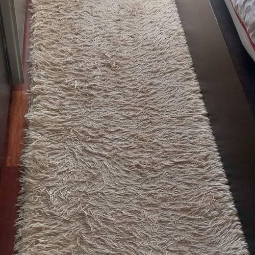 Bedroom runners used, set of 3, beige shaggy