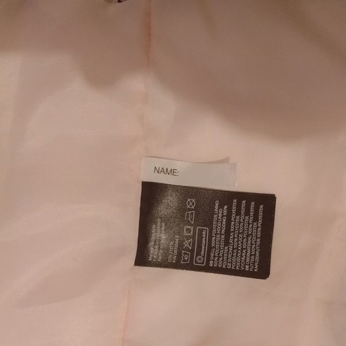 H&M girls' sleeveless jacket with detachable hood, autumn pattern