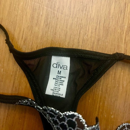 Slip lace new, black