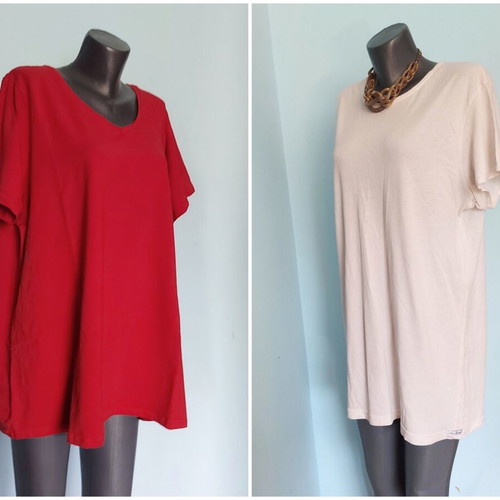 Two T-shirts ZIZZI and Alex style like new, plus size