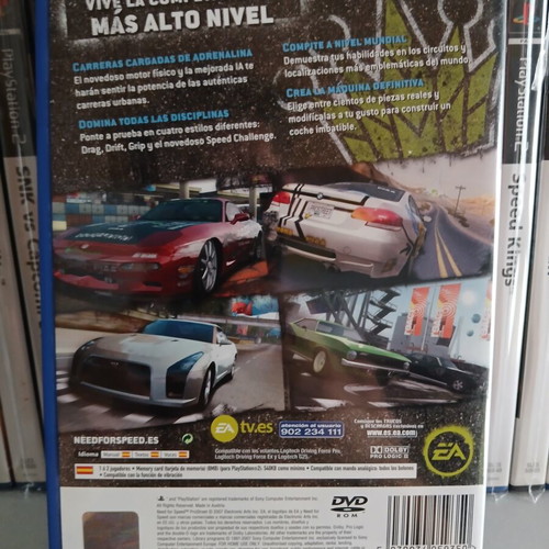 Need For Speed Pro Street PS2 game