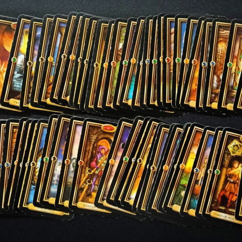 Tarot Deck English Edition used, 78 cards
