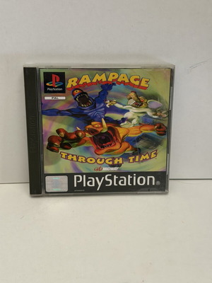 Rampage Through Time παιχνίδι PlayStation 1, PAL, πλήρες με manual
