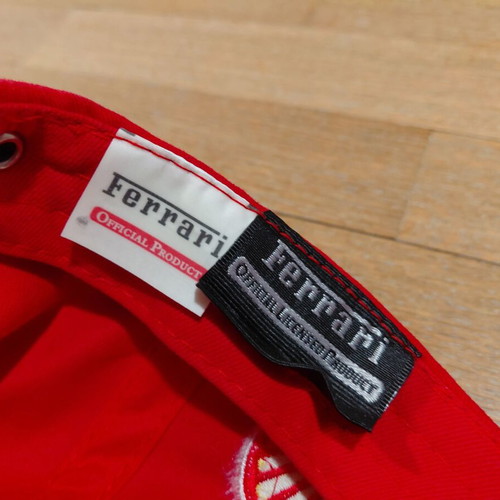 Ferrari Logo Baseball Cap One Size like new, red and yellow