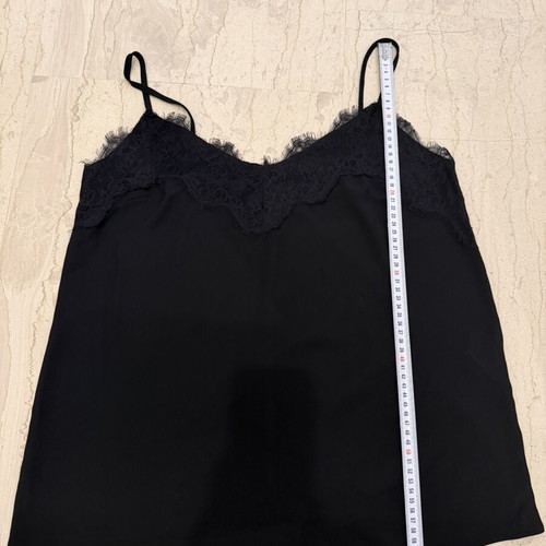 Set of 3 pieces pants, crop top, and black lace camisole like new