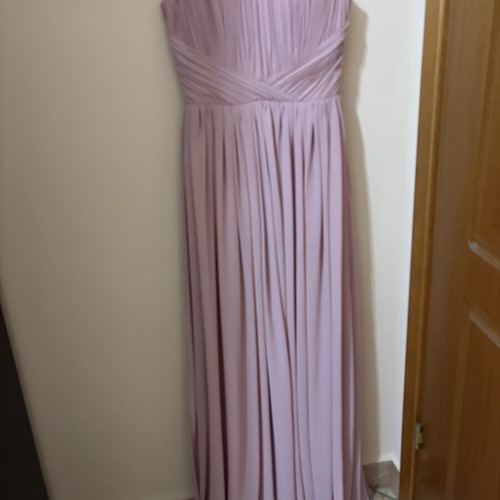 Women's formal dress pink like new, size small