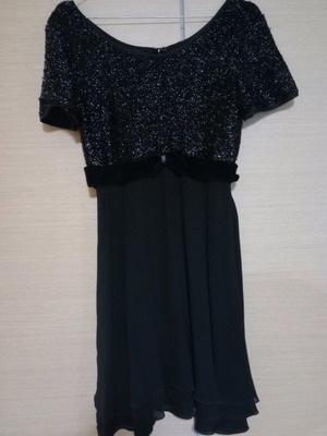 Cocktail dress black, size S-M