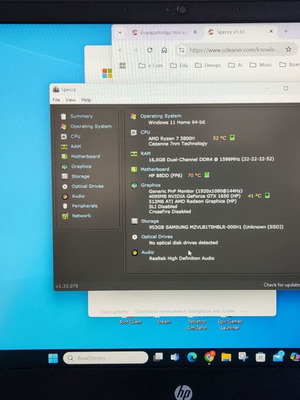 HP Pavilion Gaming 15 Laptop like new, AMD Ryzen 7, GTX 1650, 1TB SSD