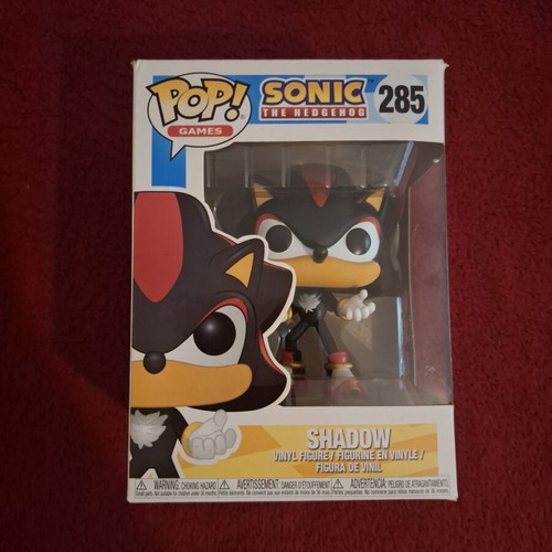 Funko Pop Shadow 285 Sonic the Hedgehog like new