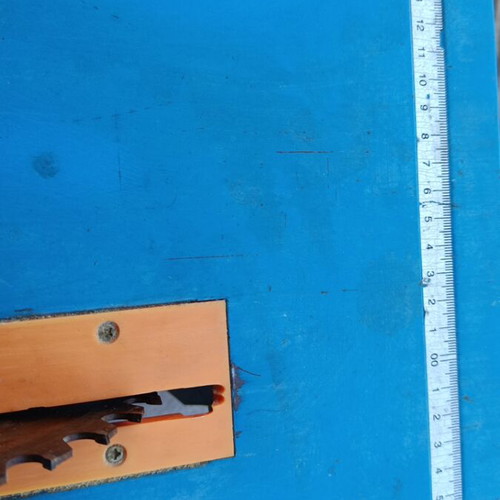 Melamine Cutter used with larger cutting disc
