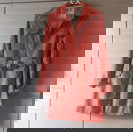  BSB Υπέροχη γυναικεία καμπαρντίνα πορτοκαλί size Small  / Vintage