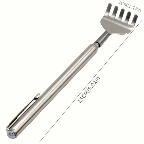 Back Scratcher made of stainless steel, new
