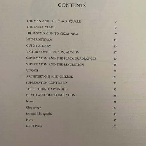 Malevich art history monograph hardcover book