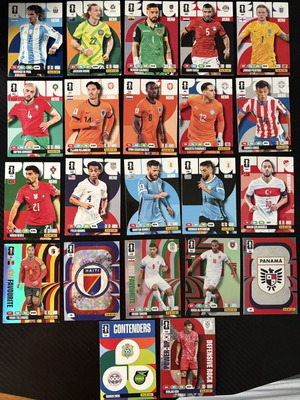 Panini FIFA World Cup 15 simple cards and 7 premium cards