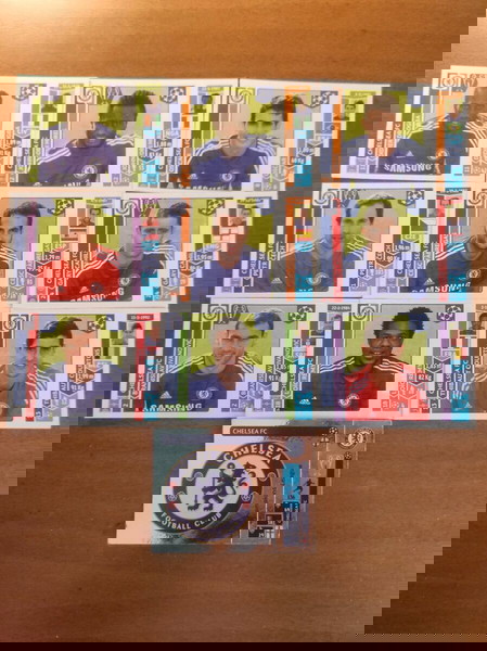 10 αυτοκόλλητα panini champions League 2014-2015 τσελσι