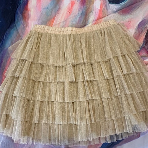 Tutu tulle skirt Zara Girls gold like new