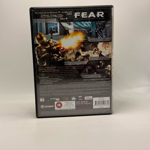 Fear PC game used, action adventure