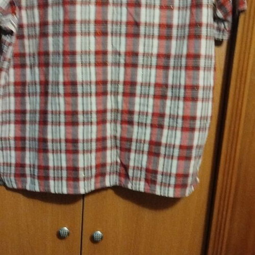 Acne Studios checked shirt XL like new, white and red