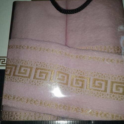 Cotton towel set new, 3 pieces for bath, face, hands