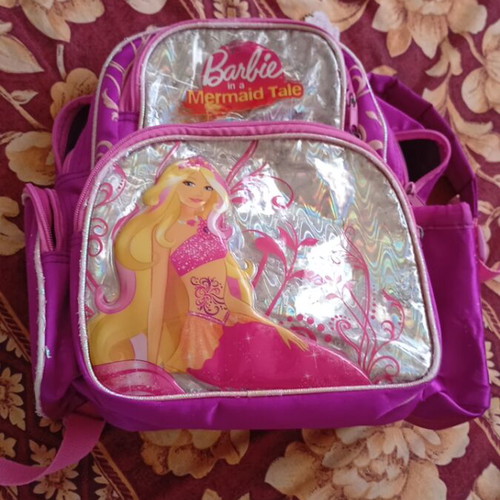 Paxos Barbie backpack for kindergarten, used
