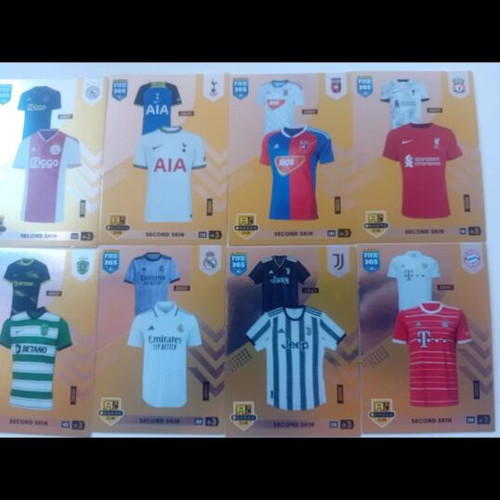Panini FIFA 365 Adrenalyn 365 Second Skin collectible cards pack of 8 used