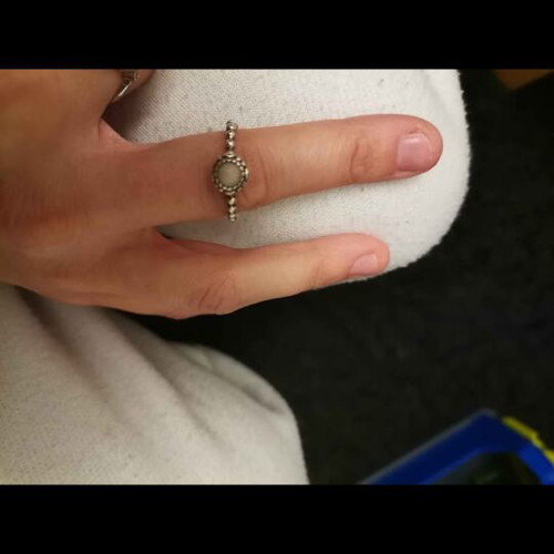 Pandora silver ring like new, size 56