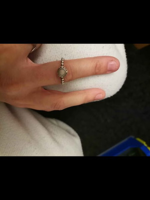 Pandora silver ring like new, size 56