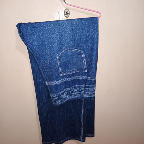 Non Denim Pants like new, 5XL, dark blue with fake pockets