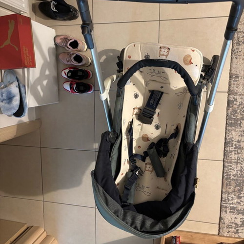 Inglesina Trilogy baby stroller used with accessories