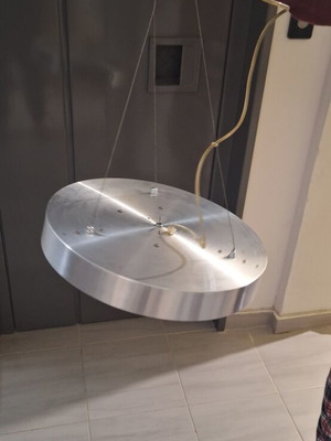 Pendant lamp lnox 2 levels like new