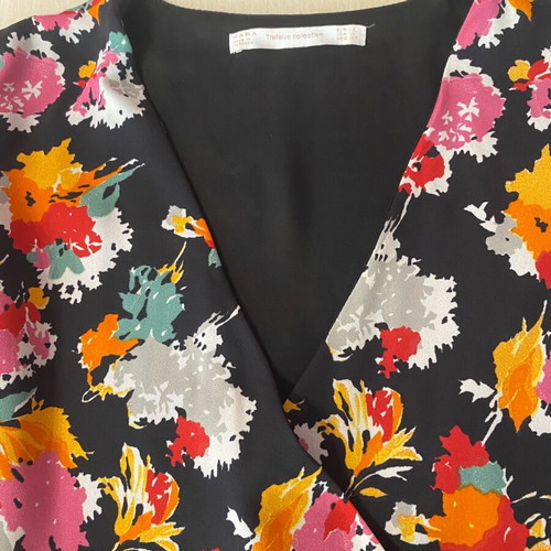 Floral shirt Zara Trafaluc Collection like new, size L
