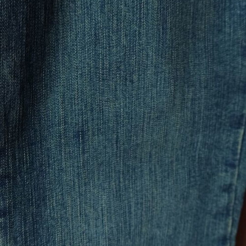 Bershka No 40 Flared Jeans like new, blue with greenish-brown shades