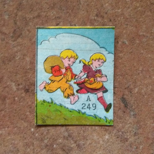 Lithograph collectible sticker Hansel & Gretel A249 new