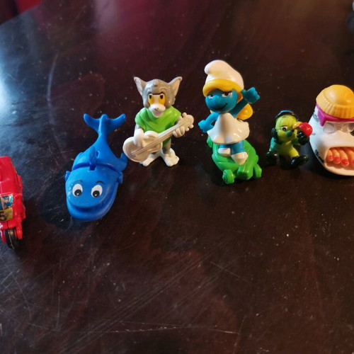 Vintage collection of 41+ used Kinder Surprise toys
