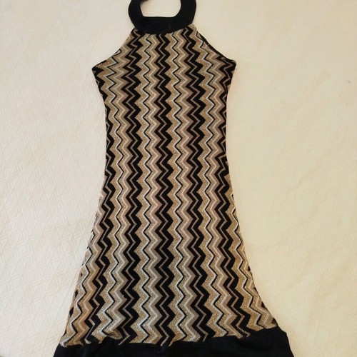 Grama elastic short dress like new, small, knitted with lining