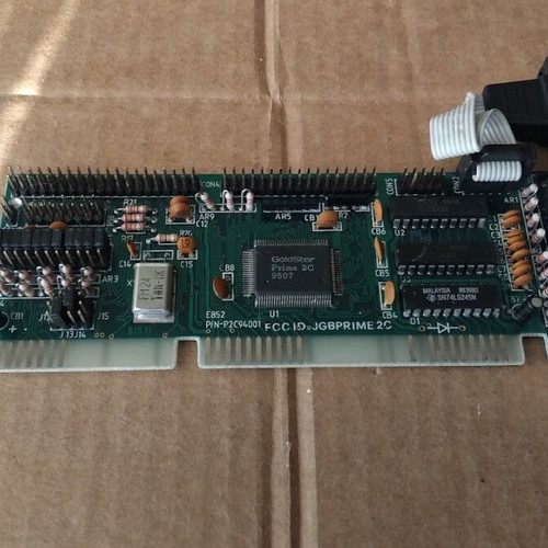 Mitsubishi P2C94001 16-bit ISA Multi Controller IDE Floppy COM Print Card like new