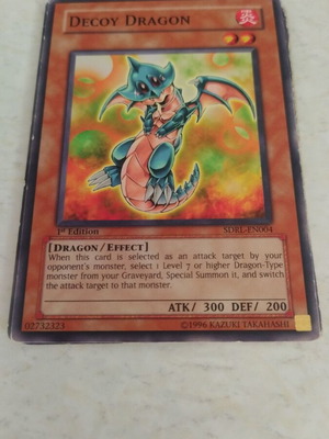 Decoy Dragon Yu-Gi-Oh! card like new