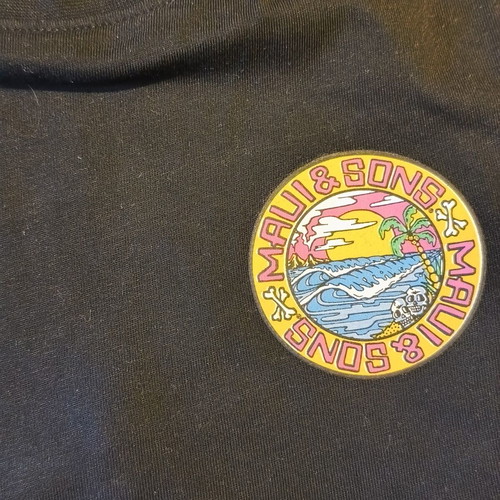 Maui & Sons sleeveless t-shirt for 12 years old like new, black, cotton
