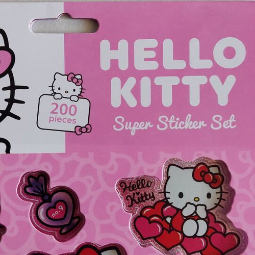 Hello Kitty sticker block with 200 stickers new