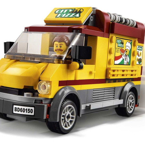 Lego City 60150 Pizza Van used set