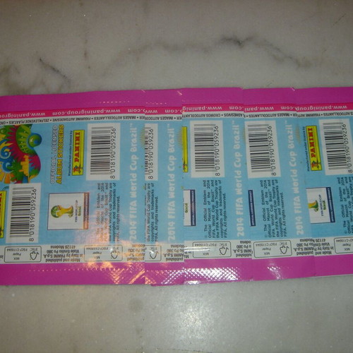 Φακελάκια Panini FIFA World Cup Brazil 2014 καινούργια, 5 τεμάχια