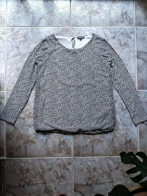 Street One blouse new, size L, black and white