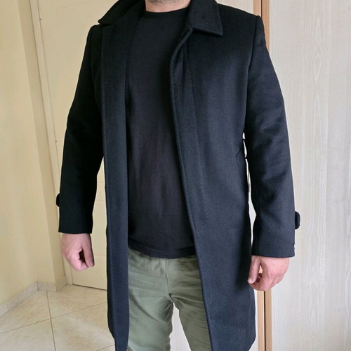 Black coat Berto Lucci like new
