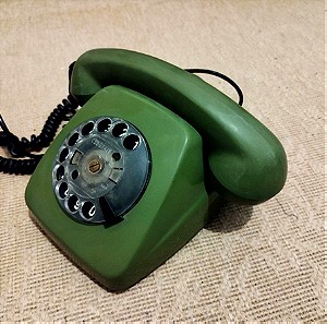 Vintage αναλογικό σταθερό τηλέφωνο