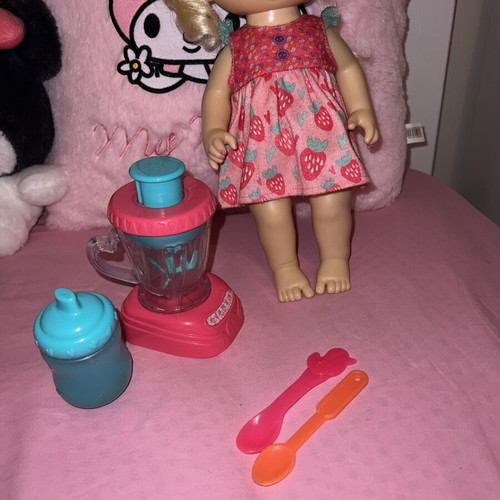 Hasbro Baby Alive Magical Mixer doll used