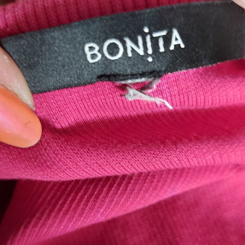Bonita μωβ ριπ ζακέτα με φερμουάρ, σε μεγέθη XL έως 3XL, σαν καινούργιο