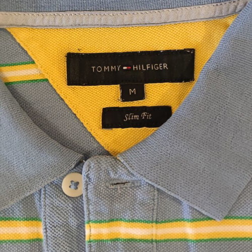 Tommy Hilfiger Medium Slim Fit Polo Shirt like new, multicolor
